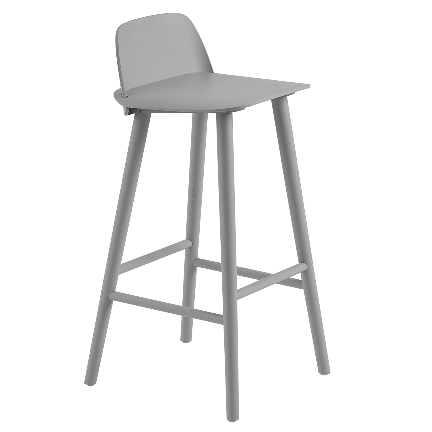 muuto nerd barhocker grau 57169