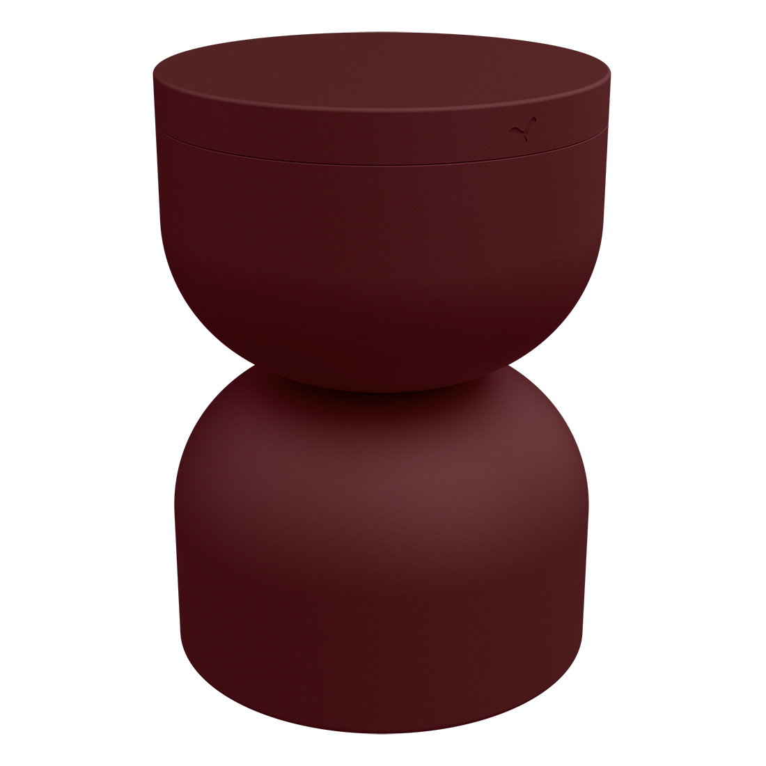 fermob piapolo hocker schwarzkirsche 3206B9 97959