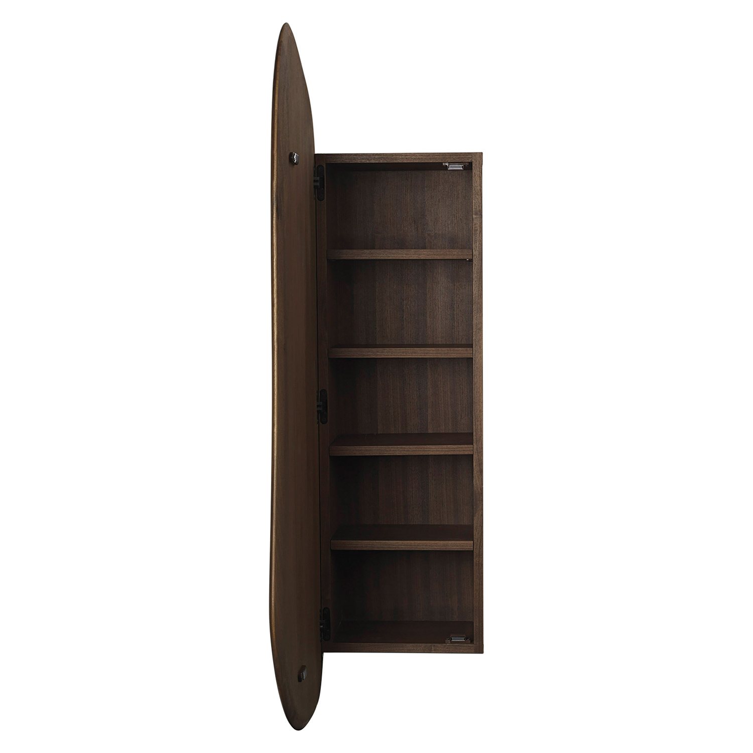 ferm living feve wandschrank walnuss geoeffnet 90859
