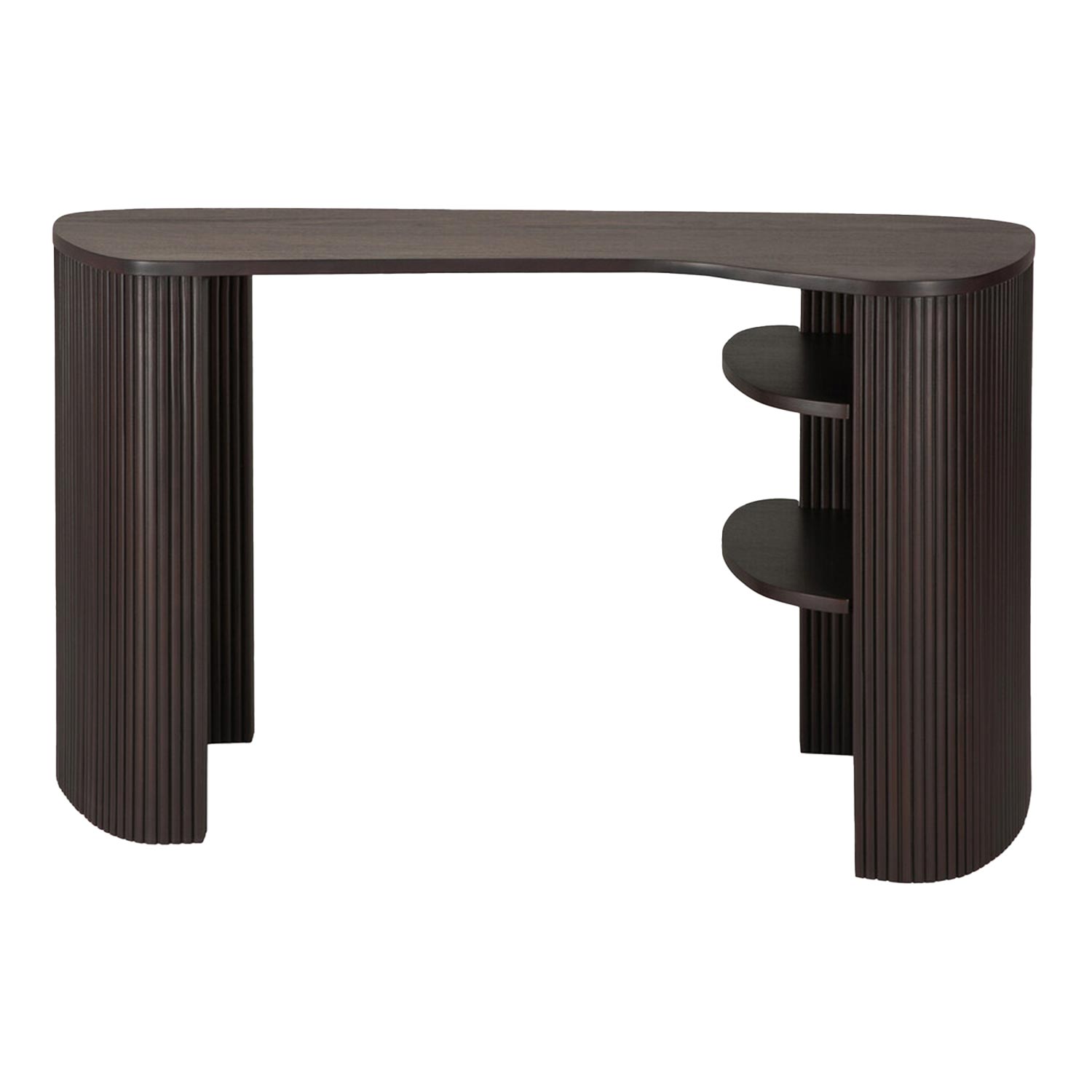 Ethnicraft - Roller Max Schreibtisch Mahagoni dunkelbraun