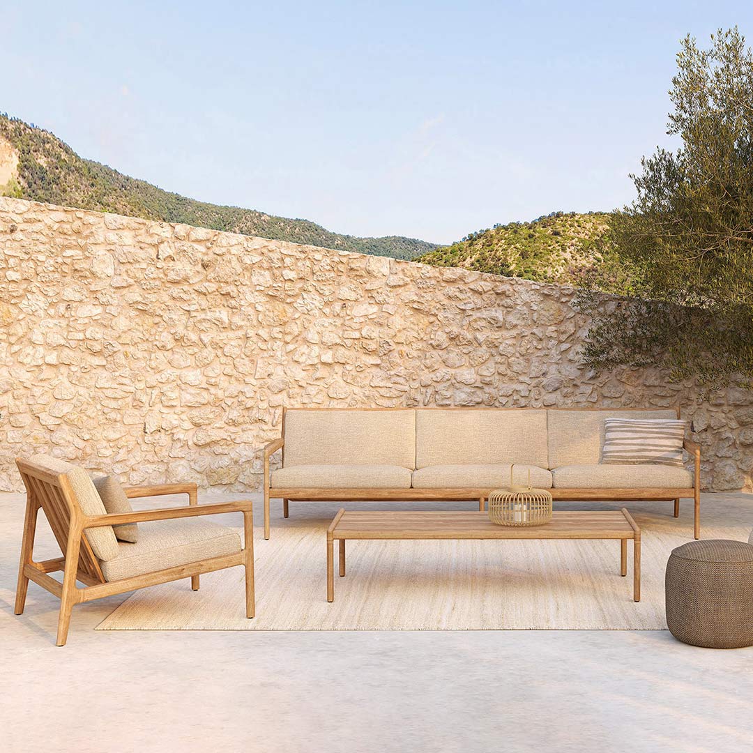 ethnicraft stoff 1240 natural jack gartensessel 1 sitzer lifestyle 85587