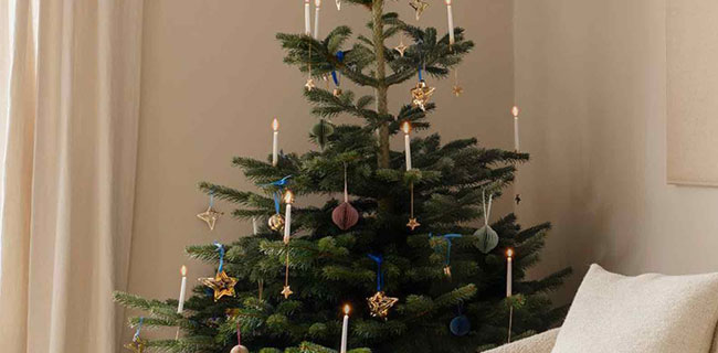 Georg Jensen Weihnachtsdeals geschmückter Christbaum