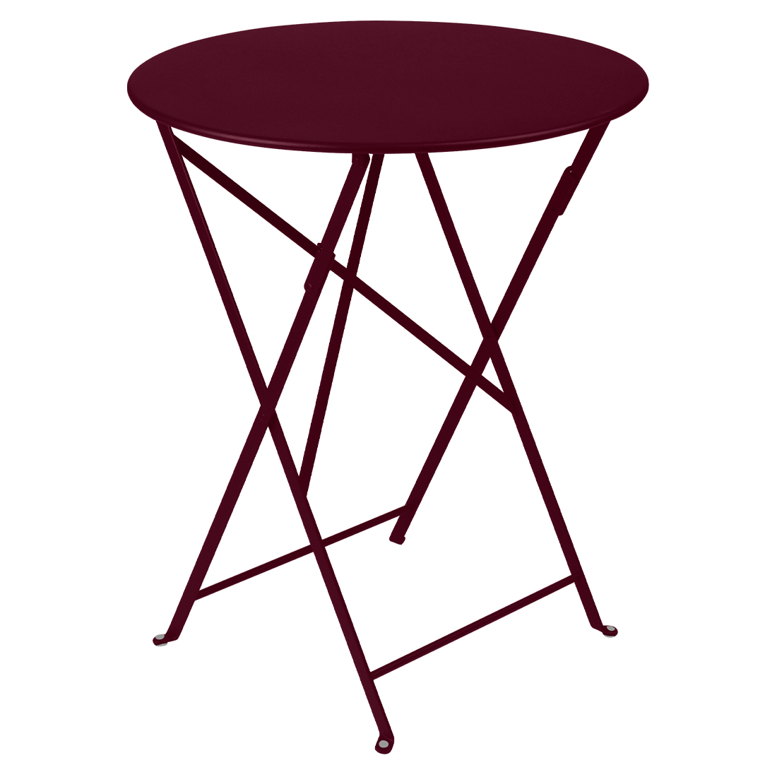 fermob bistro tisch 60 schwarzkirsche 88355