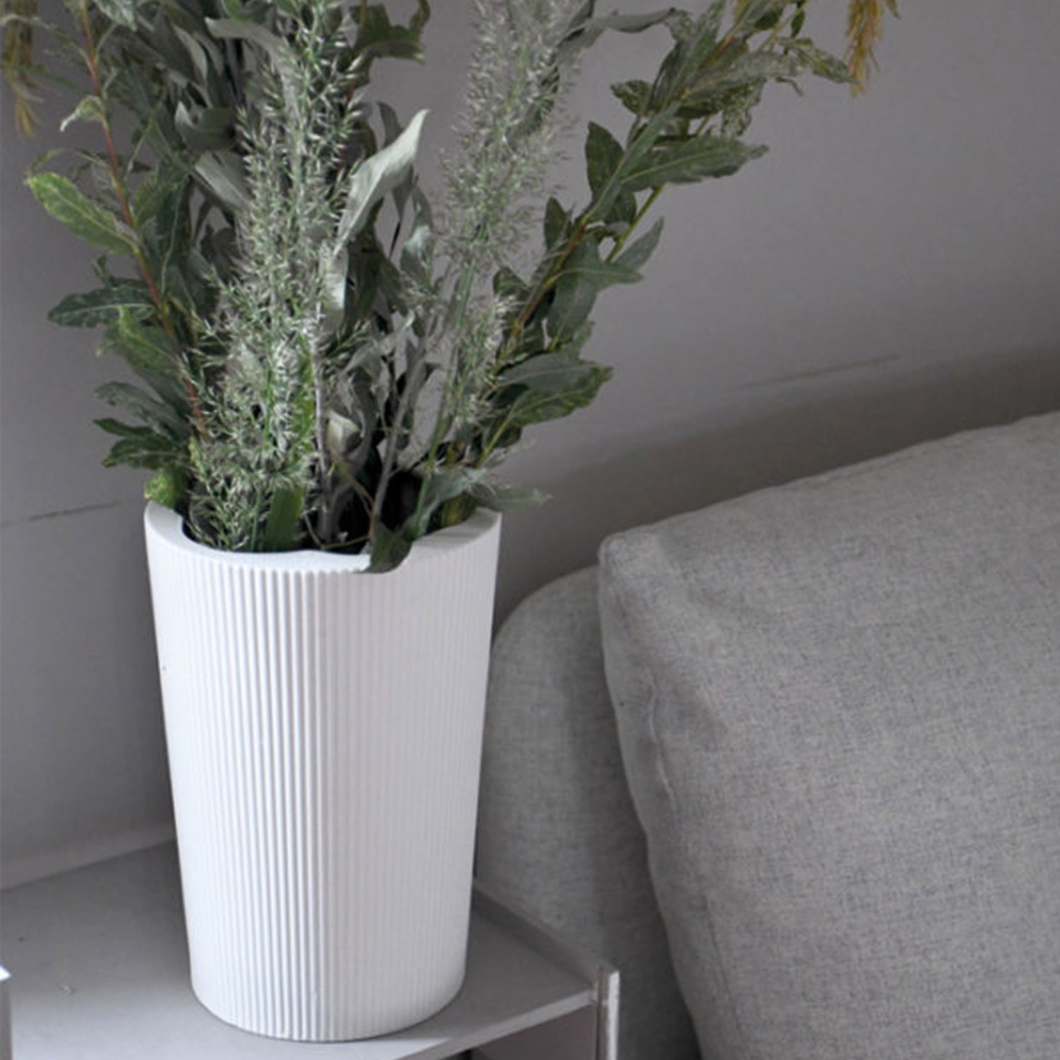 storefactory eksberg weiss blumenvase 80417