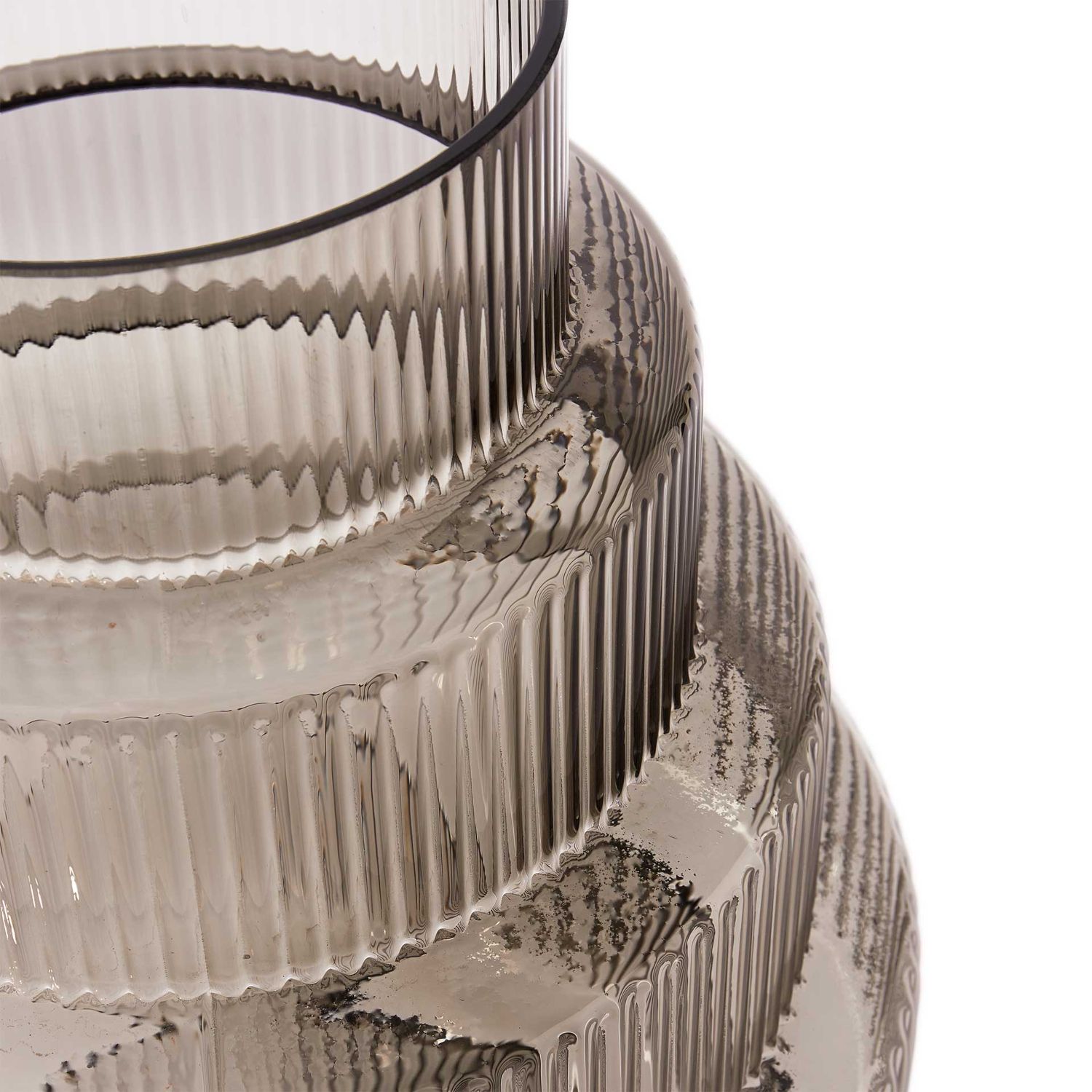 Pols Potten - Steps Vase L dunkelgrau