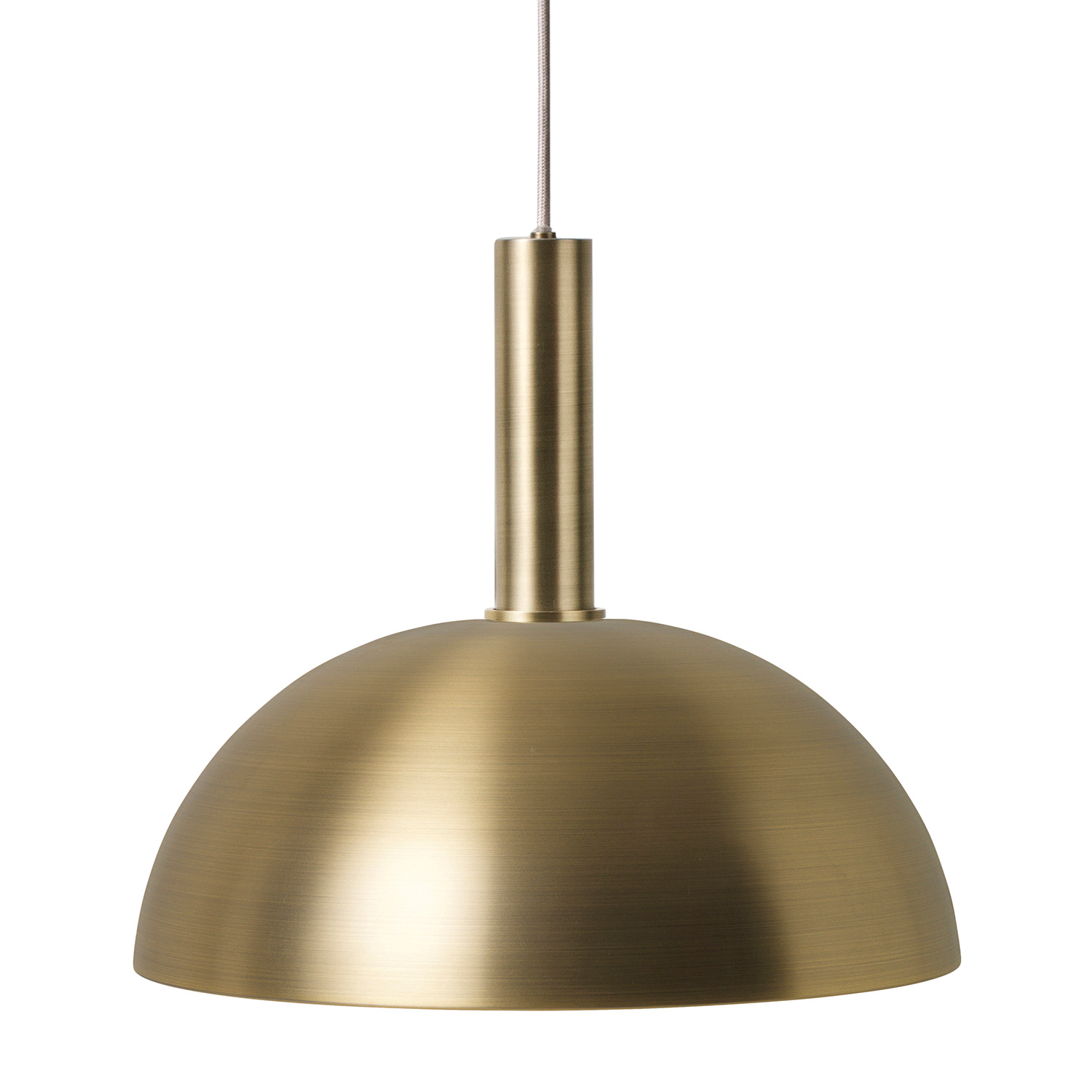 ferm living dome messing mit socket high 61666