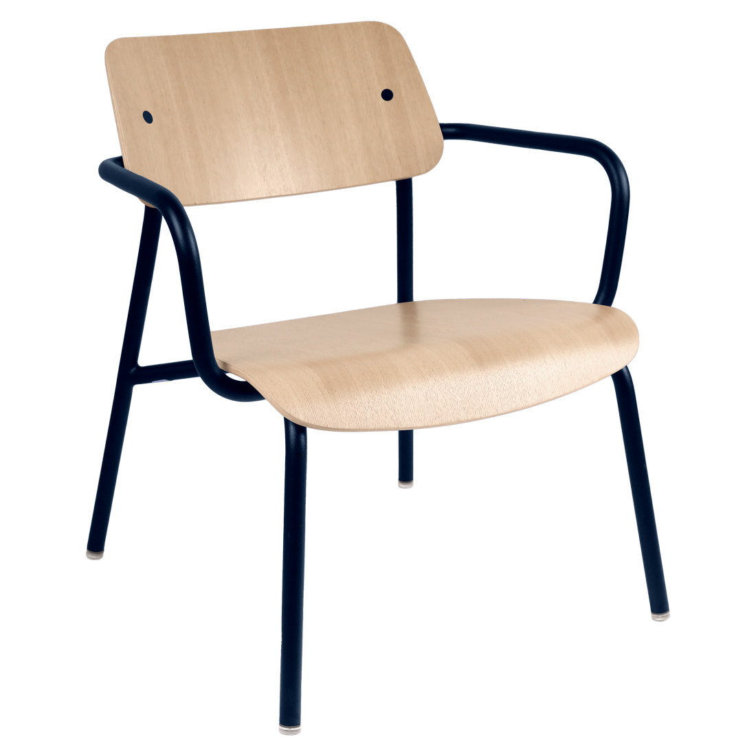 Fermob - Studie Loungesessel Eiche abyssblau