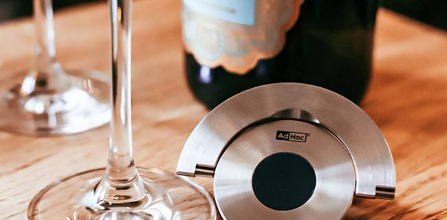 AdHoc Champagnerverschluss aus Edelstahl