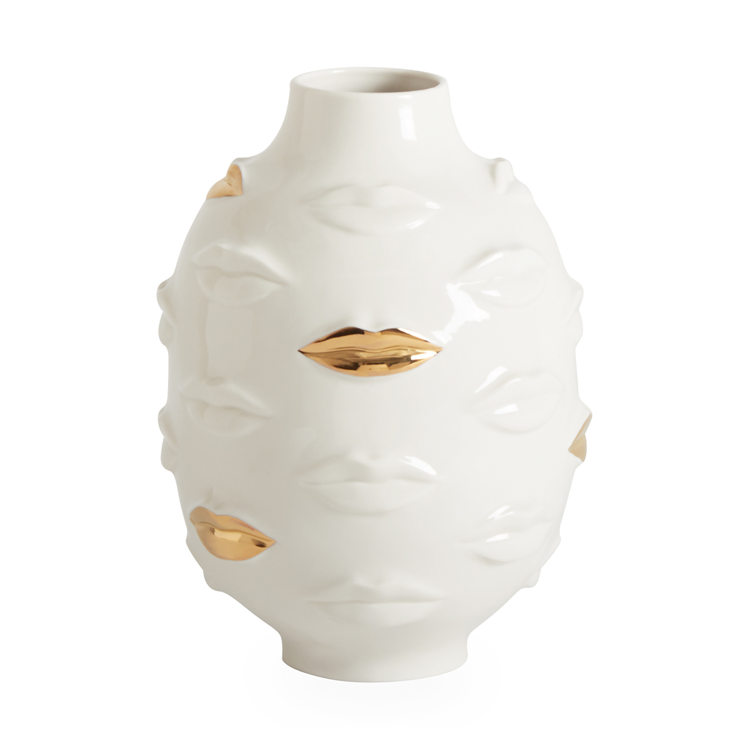 jonathan adler gilded muse gala round vase 61845