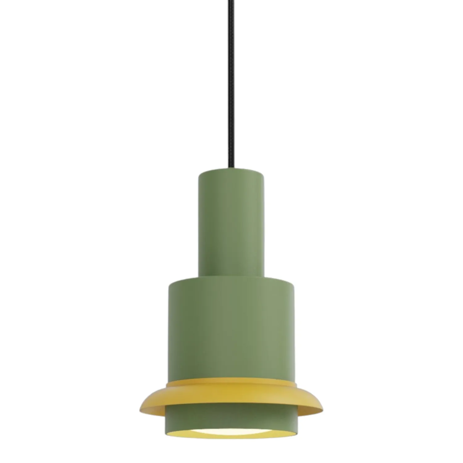 DCW - Chaumont Pendelleuchte Ø 15 cm grün gelb