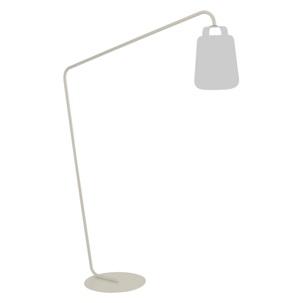 fermob balad leuchtengestell gebogen lehmgrau 88837