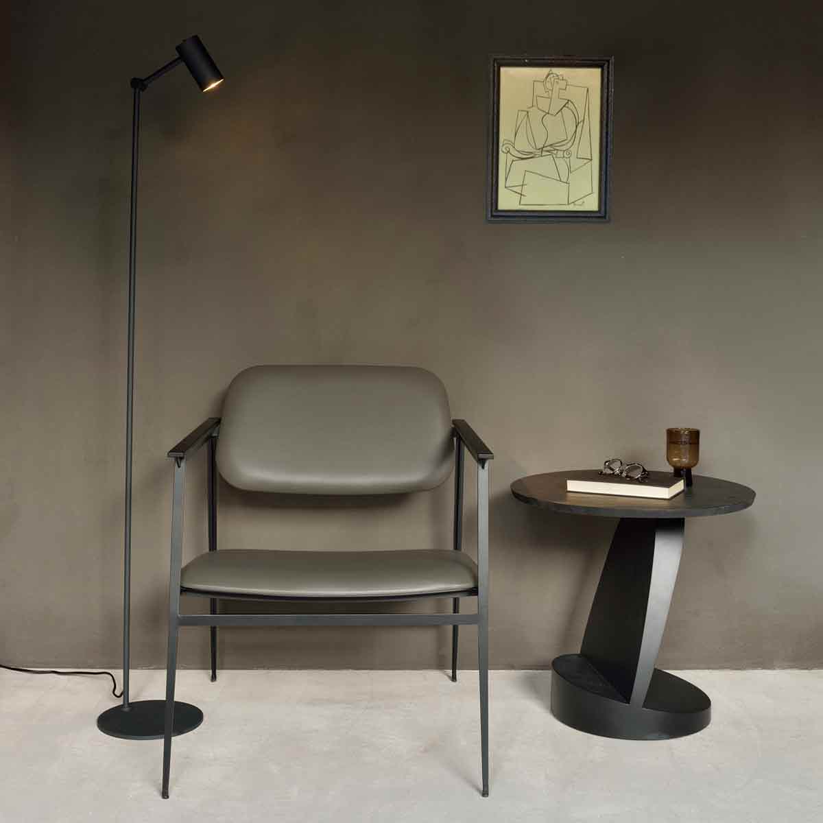 10185 oblic teak ethnicraft beistelltisch lifestyle lesetisch 92005