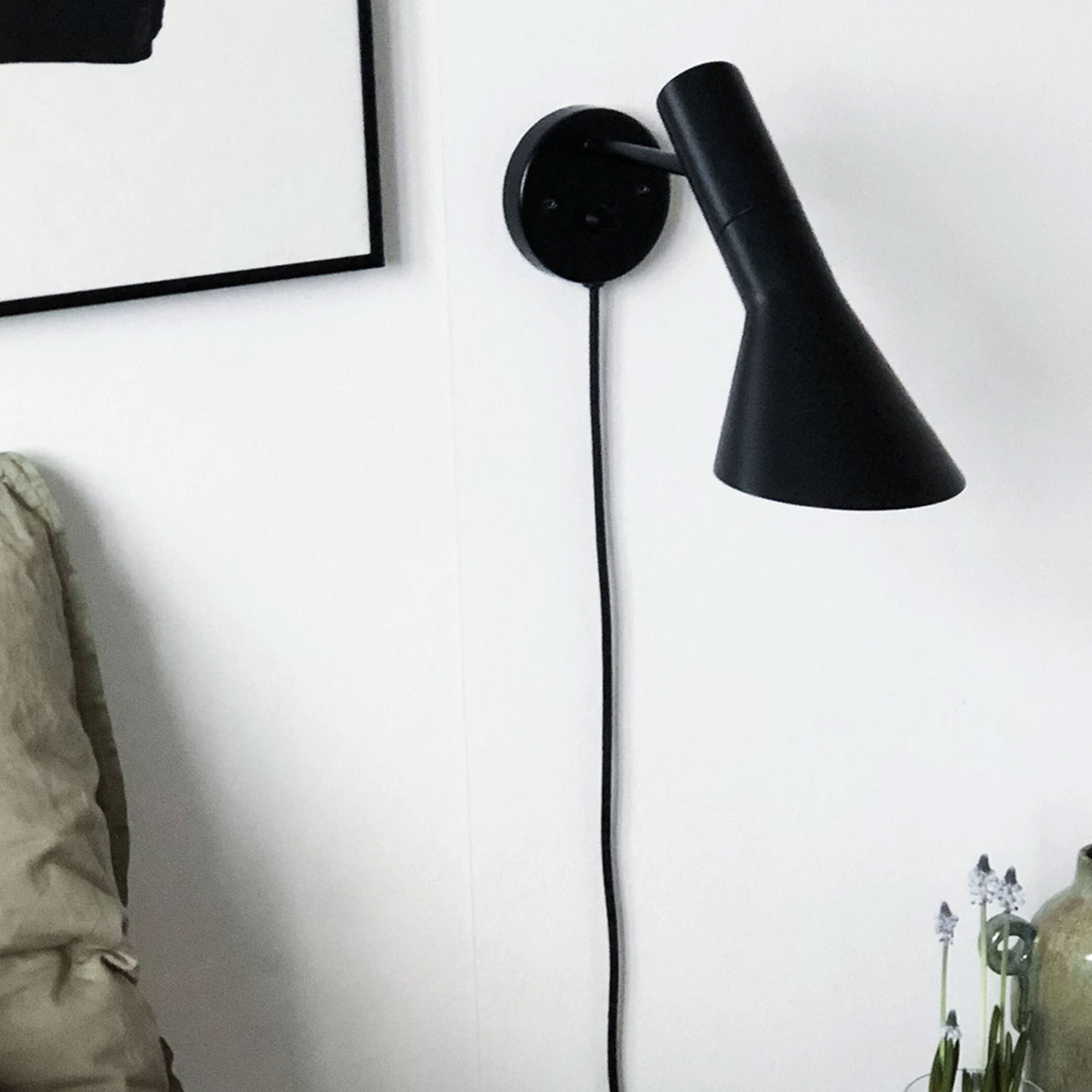 Louis Poulsen - AJ Wandleuchte Black