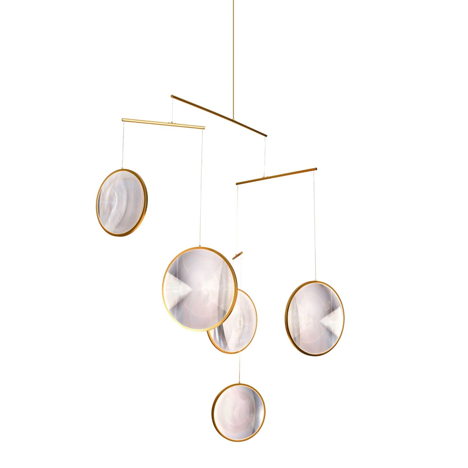DCW - Focus Pendelleuchte X5 gold