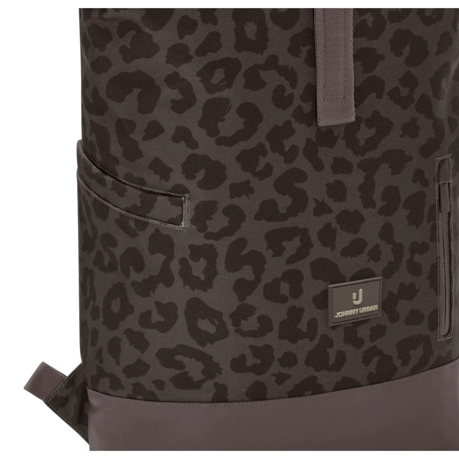 Johnny Urban - Luca Small Rolltop Rucksack brown leo