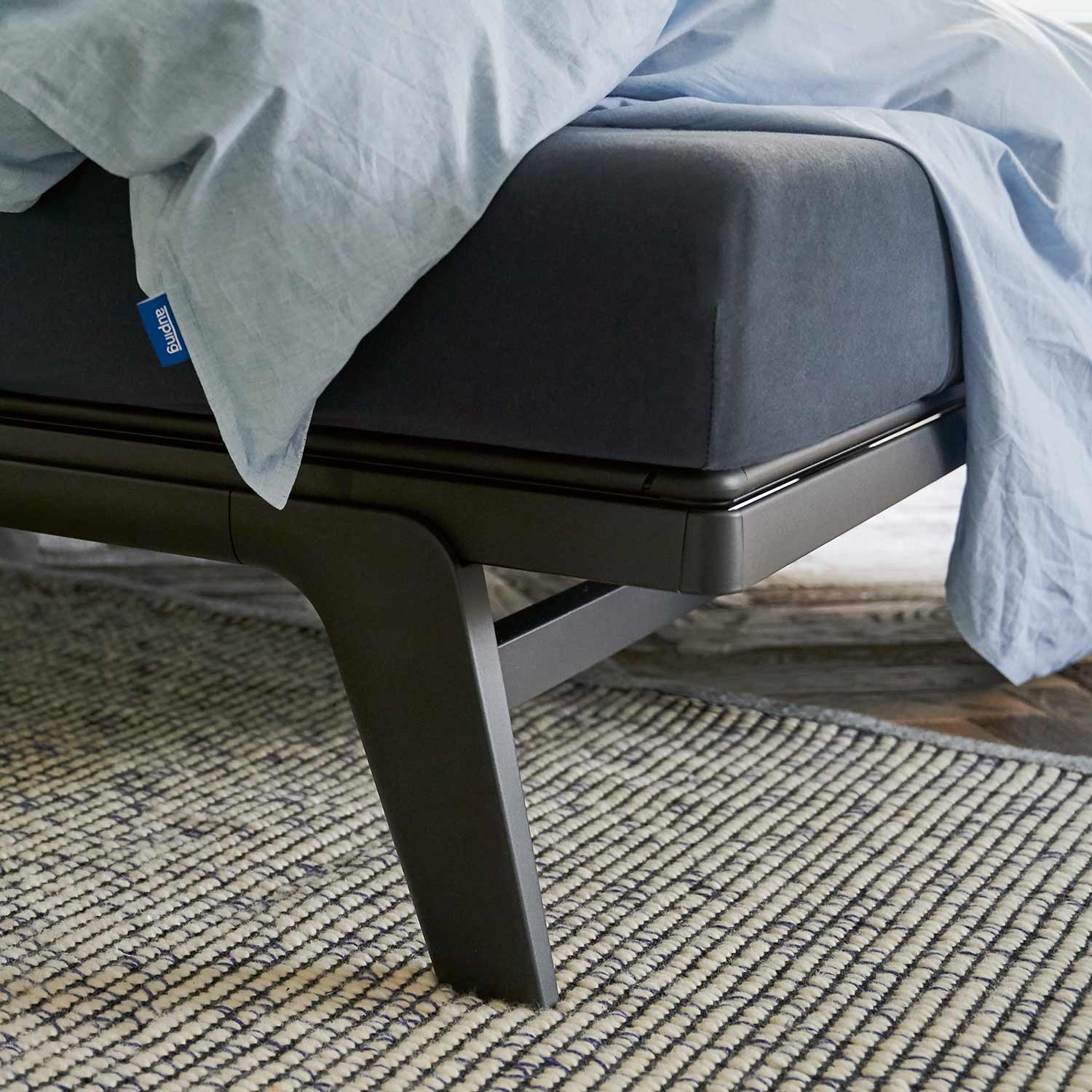 Auping - Original Bett deep black 200 x 200 cm