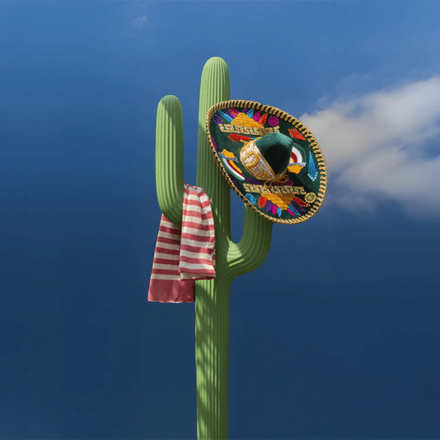 Qeeboo - Saguaro Kleiderständer grün