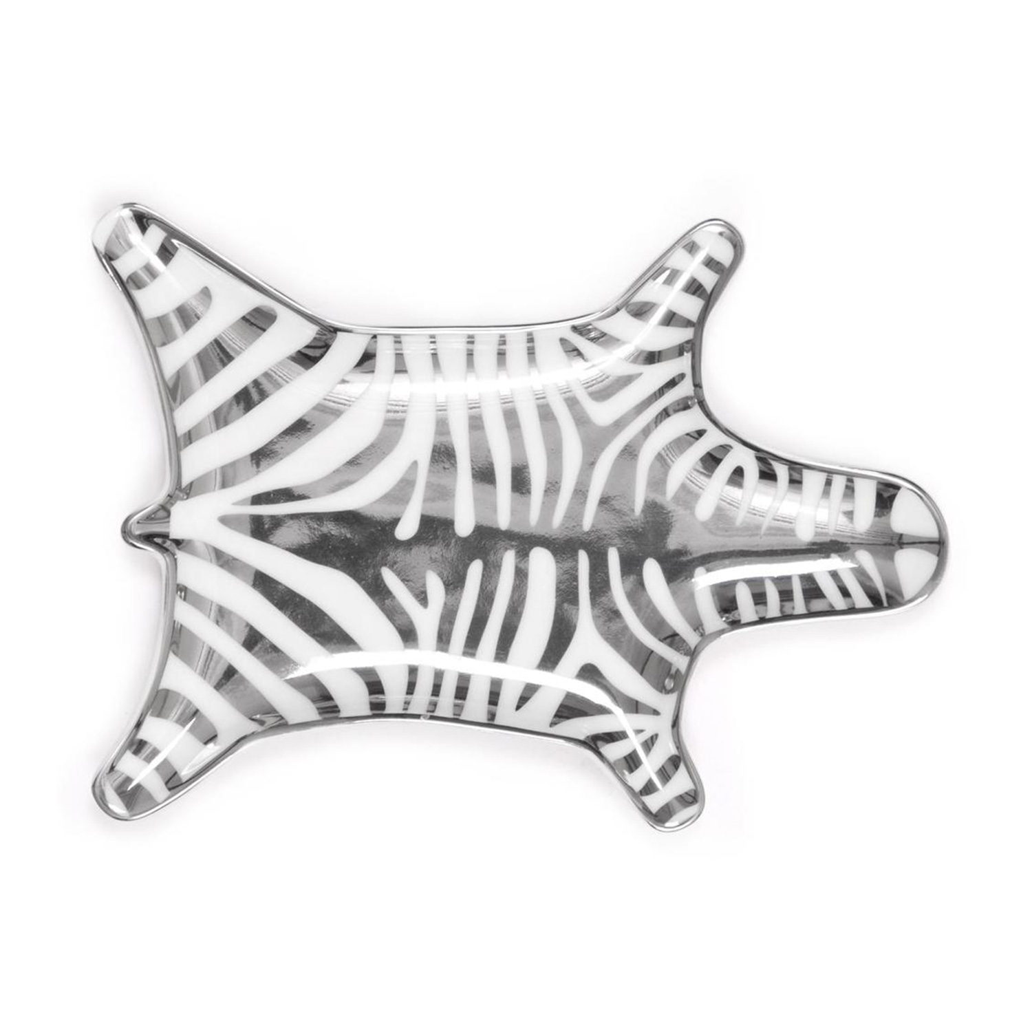 jonathan adler zebra stacking dish silber 62140