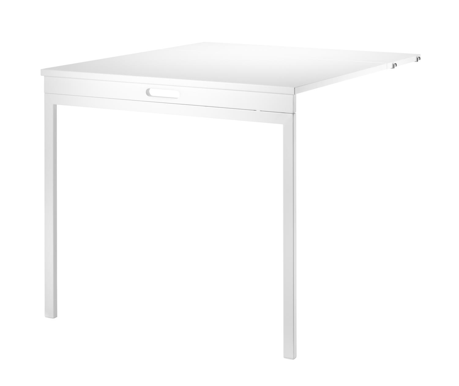 klapptisch wei 2