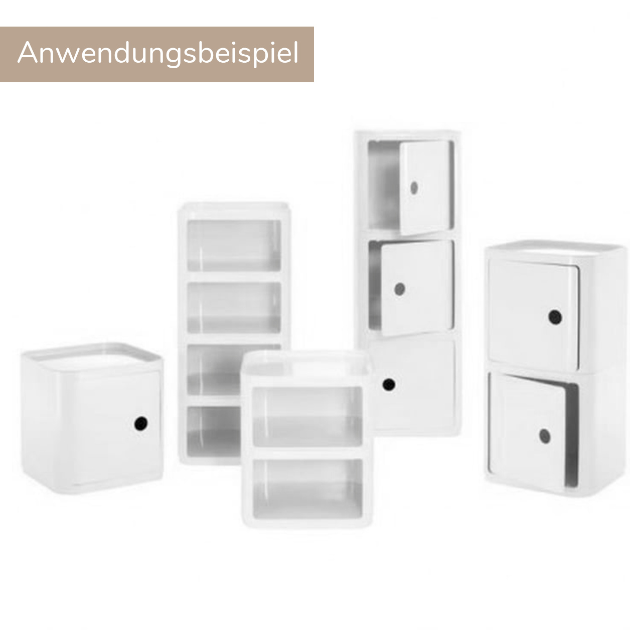 kartell componibili 4970 Uebersicht Anwendungsbeispiel 62944