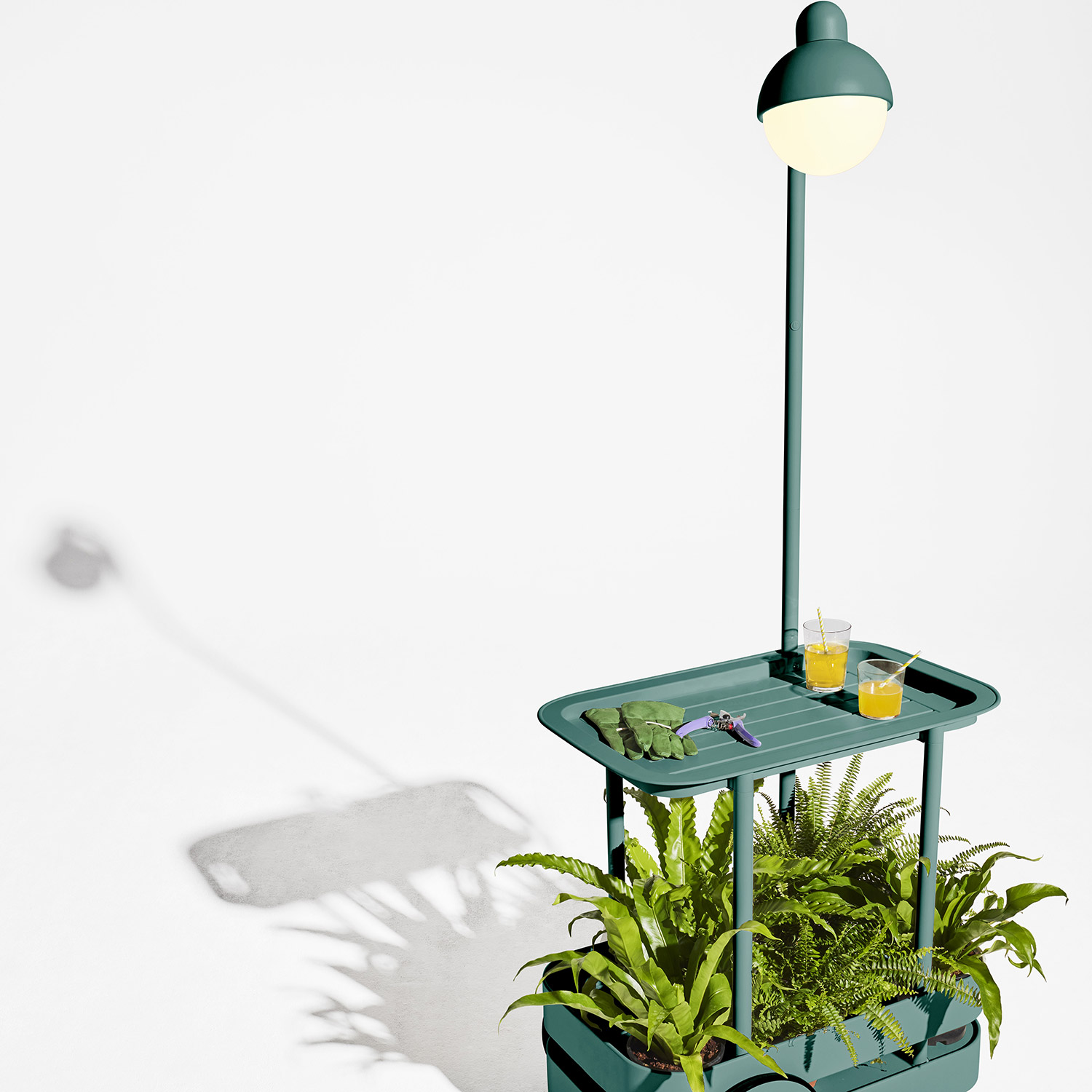 fatboy jolly trolley dark sage mit pflanzen 89008