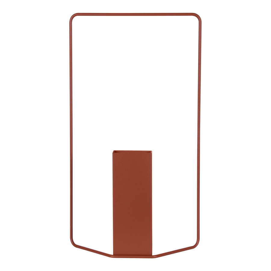 fermob itac vase rechteckig ockerrot 76997