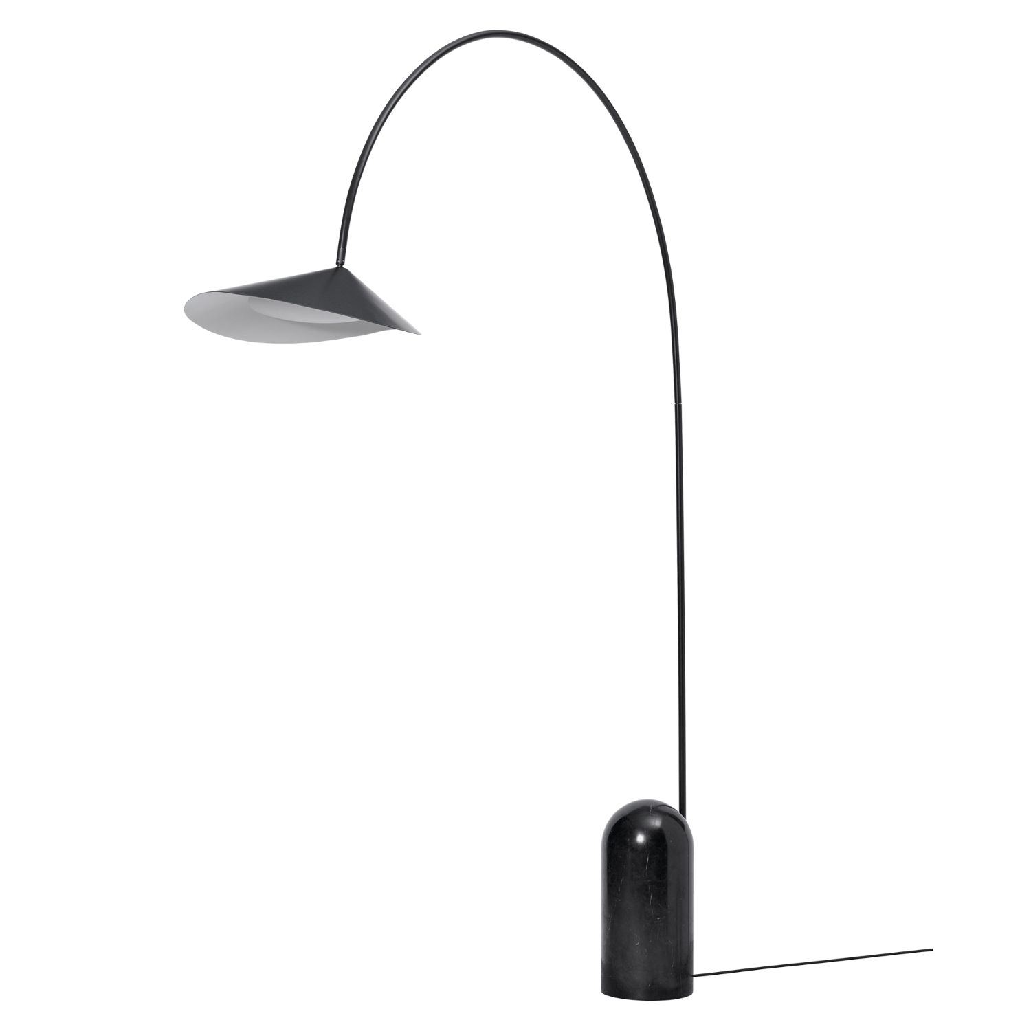 Ferm Living - Arum Bogen-Stehleuchte schwarz