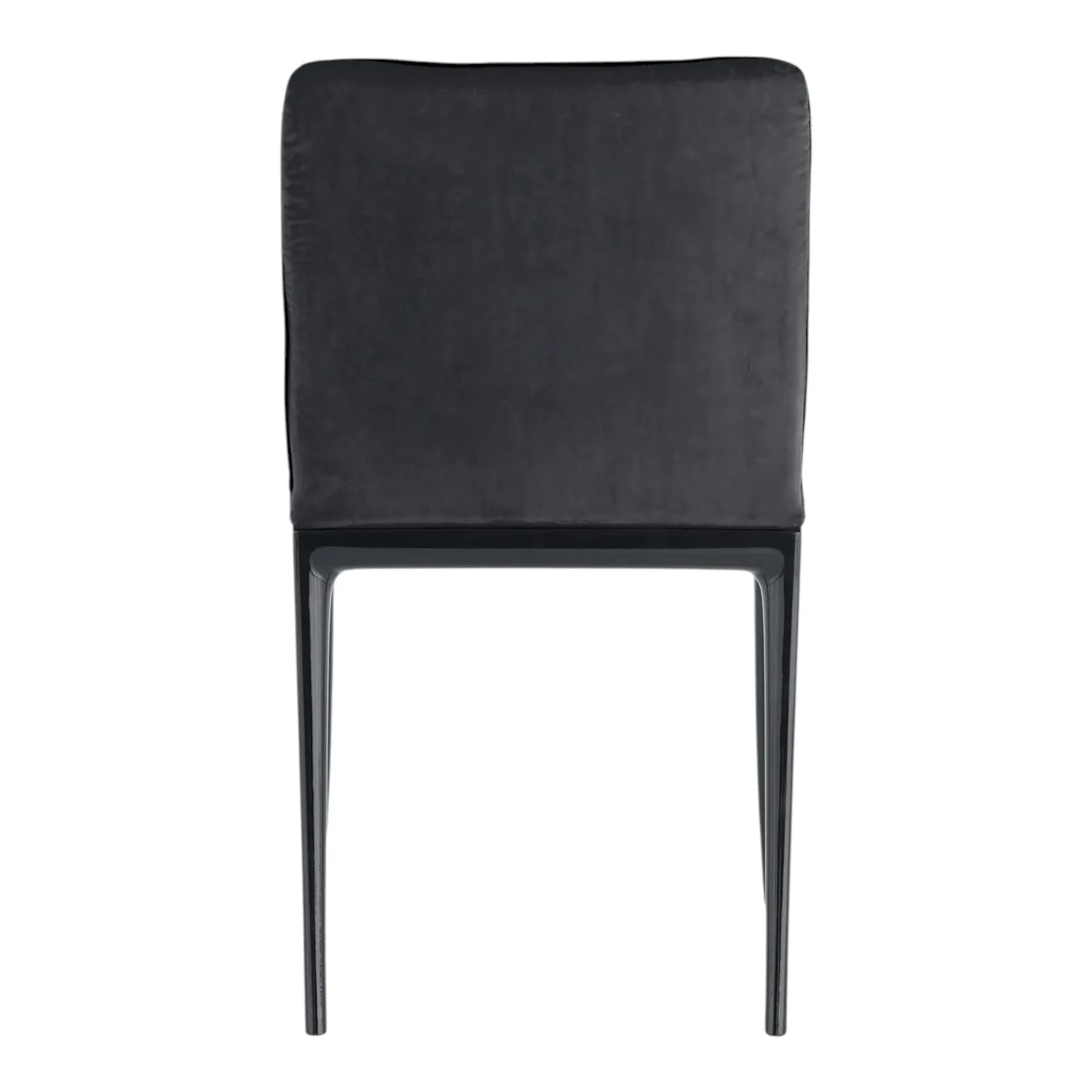 Kartell - Lillybet Stuhl Velvet schwarz/anthrazit