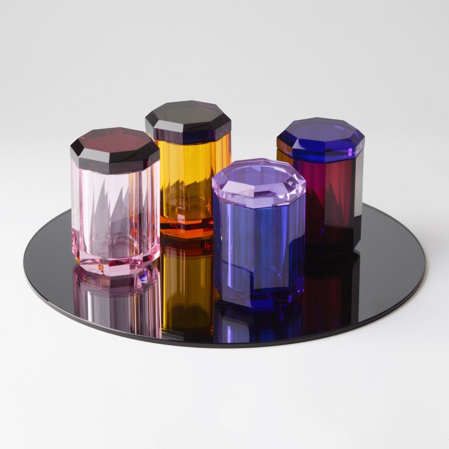 Decor Walther - KRISTALL BMD bi-color bernstein/anth.