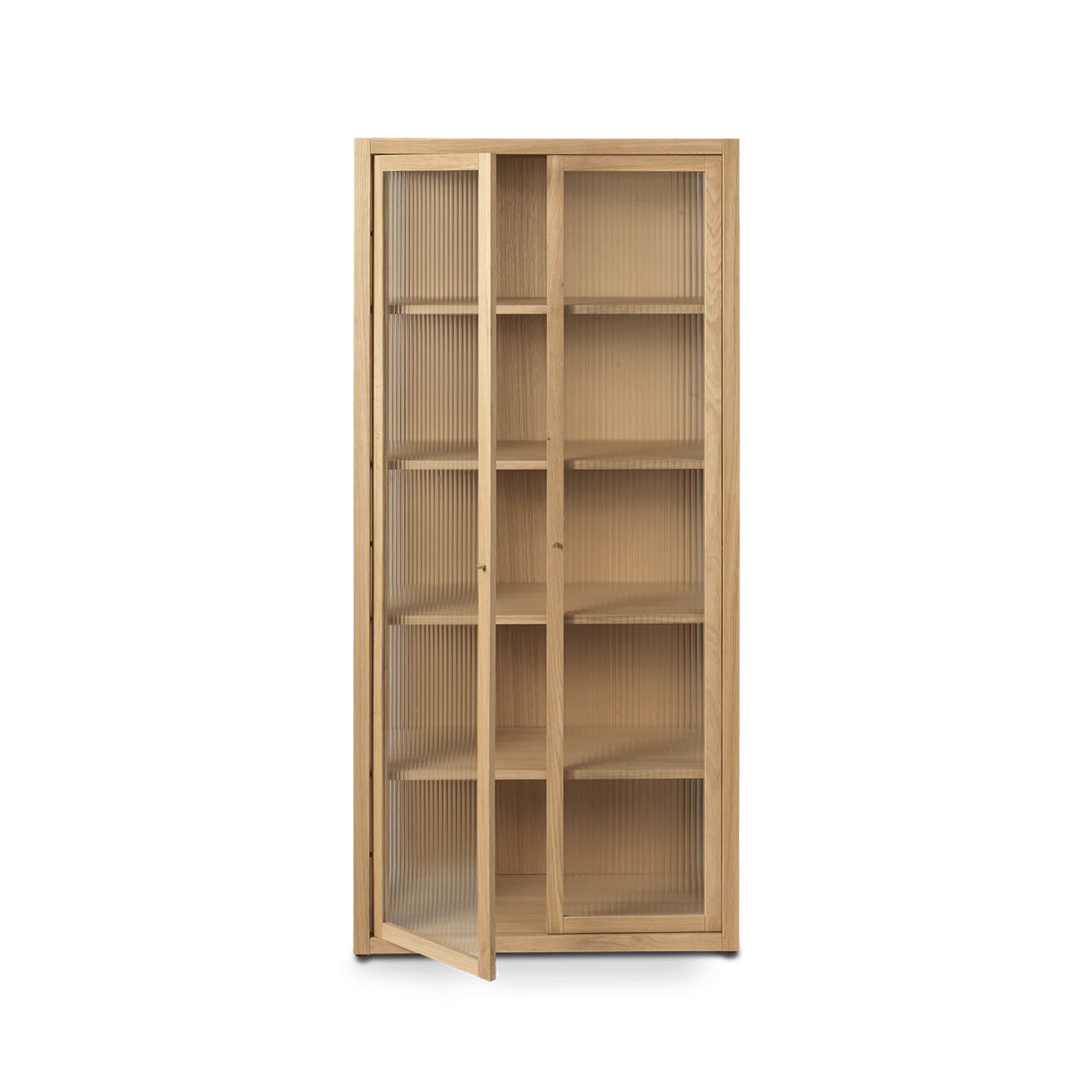 ferm LIVING Reed Vitrine Eiche natur 1104269937 offen 104543