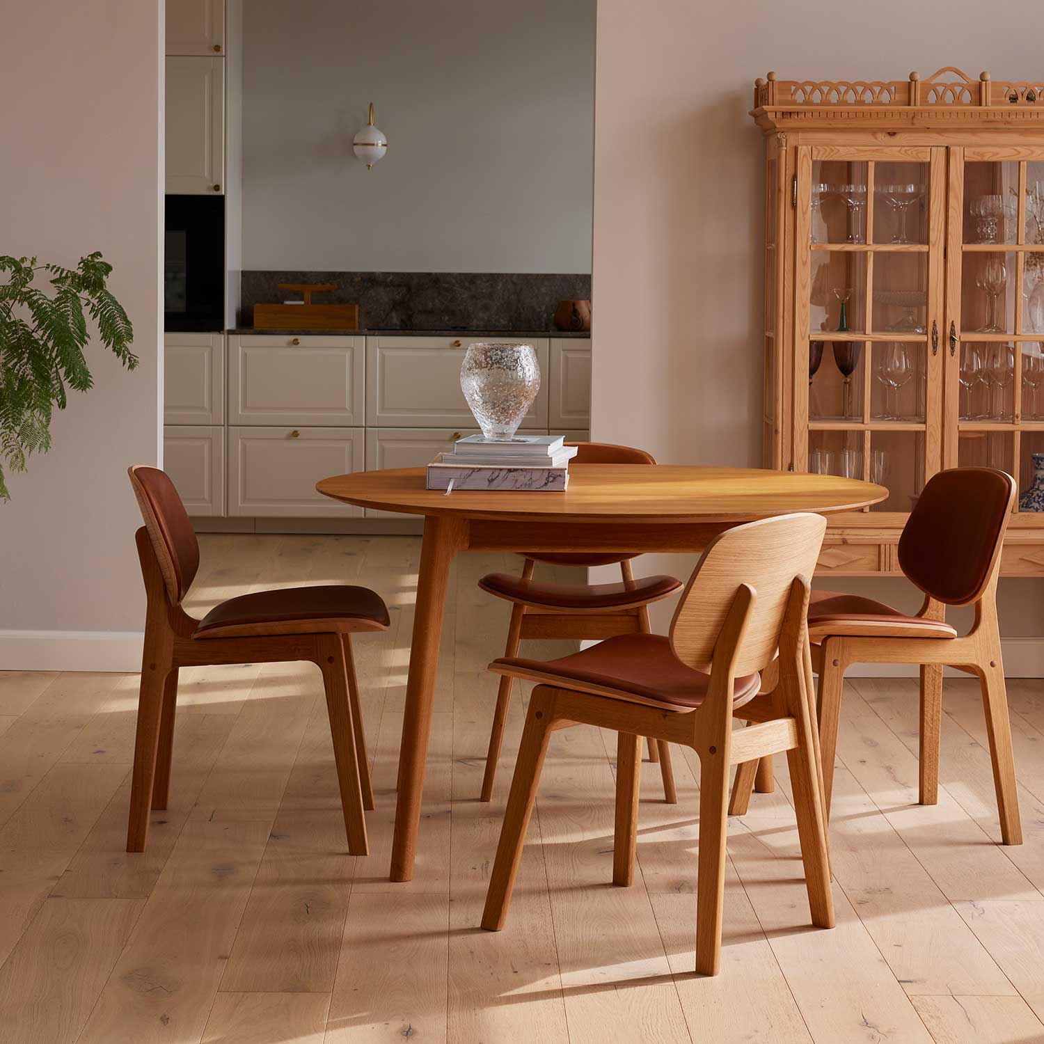 Ro Collection - Pandora Stuhl oak schwarz lackiert