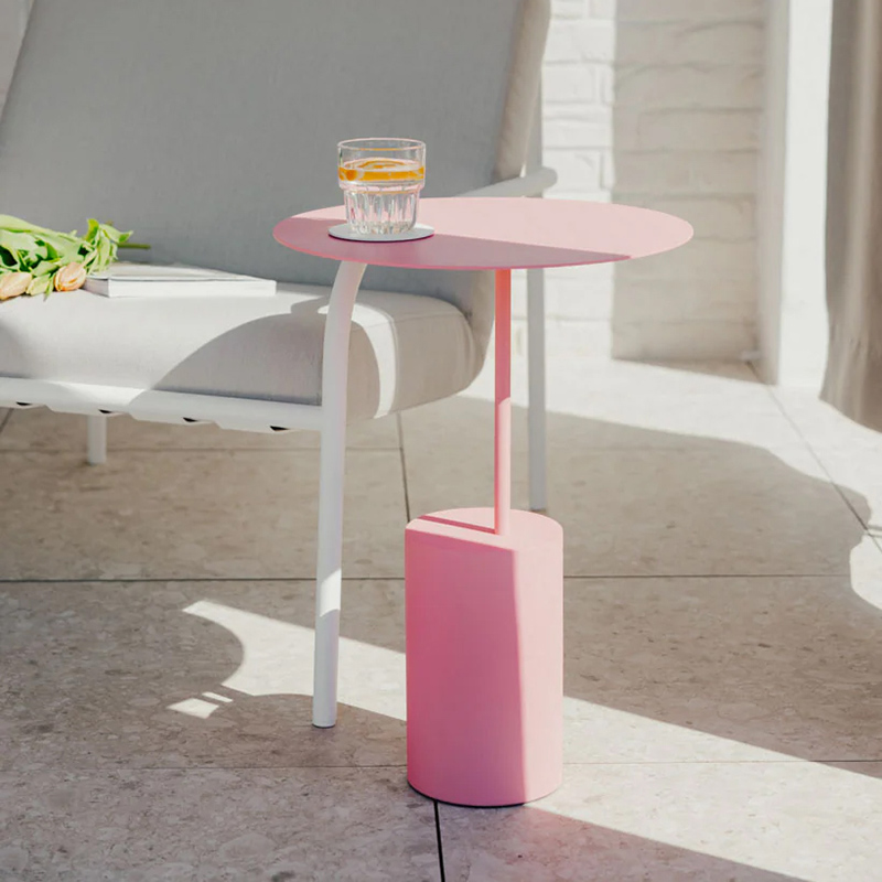 Metallbude - Ciro Beistelltisch weiß