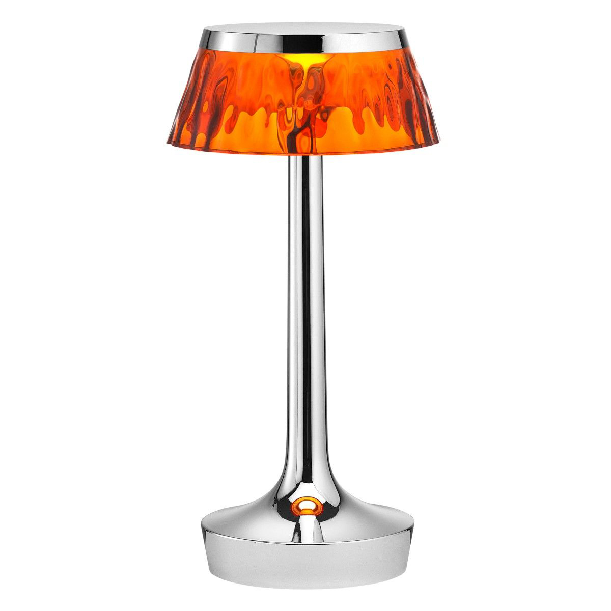 flos bon jour unplugged chrom amber