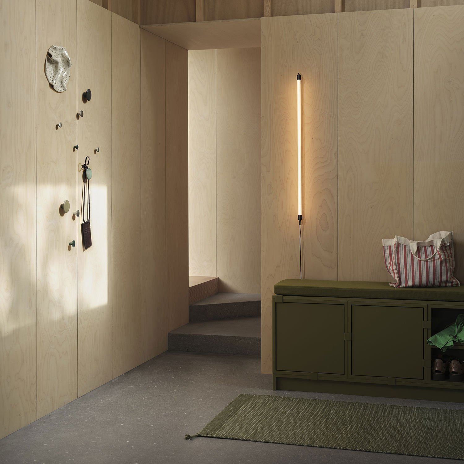 muuto Ply rug teppich  moos green 105996