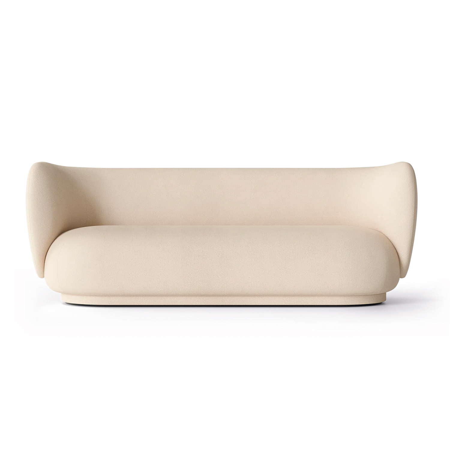 ferm living rico dreisitzer sofa brushed off white freisteller 85076