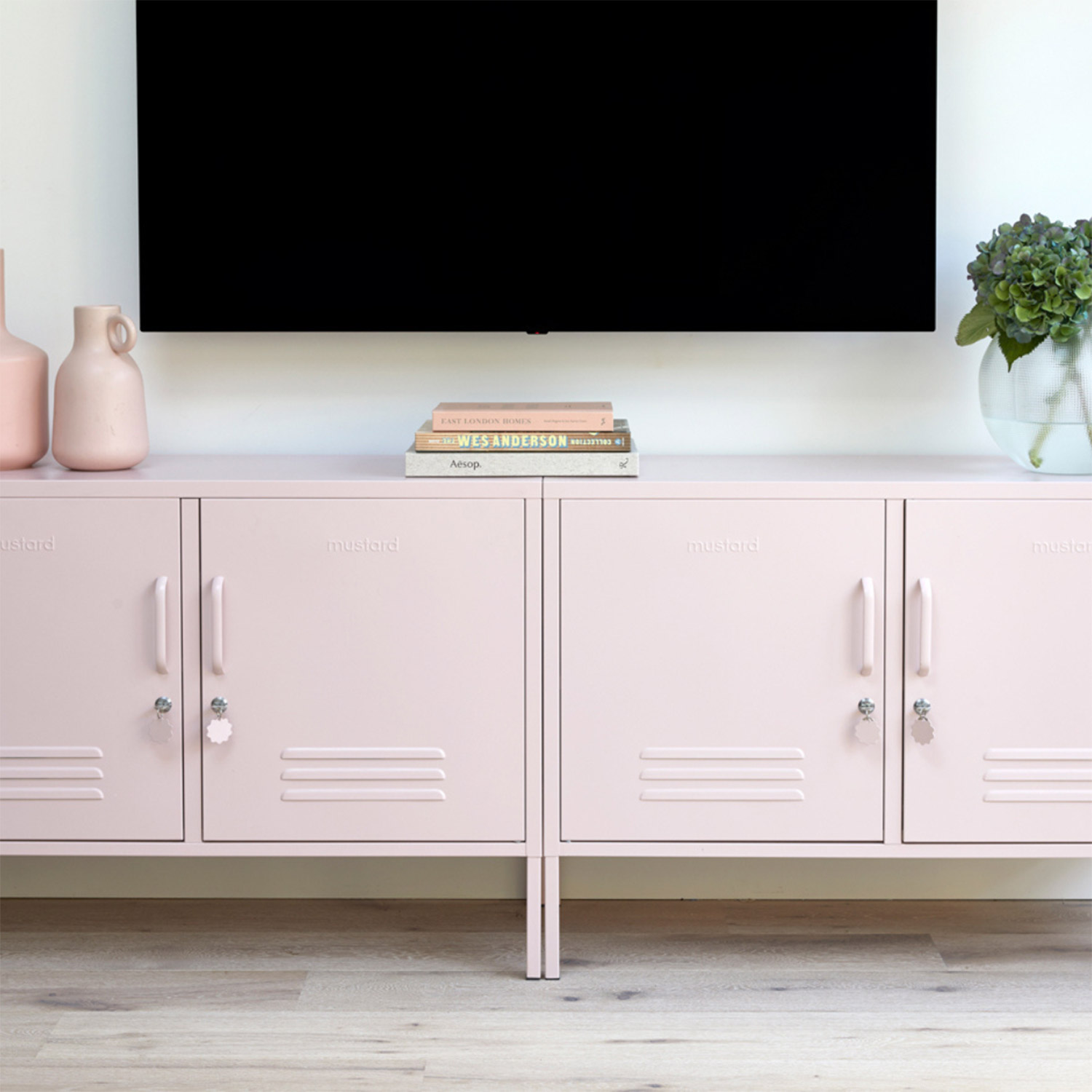 mustard made the lowdown sideboard blush tv 96528