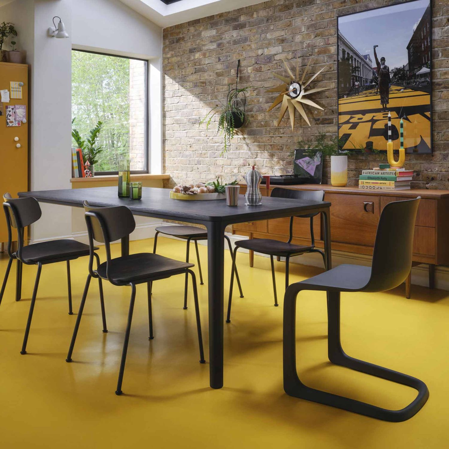 Vitra - Turbine Clock messing/aluminium