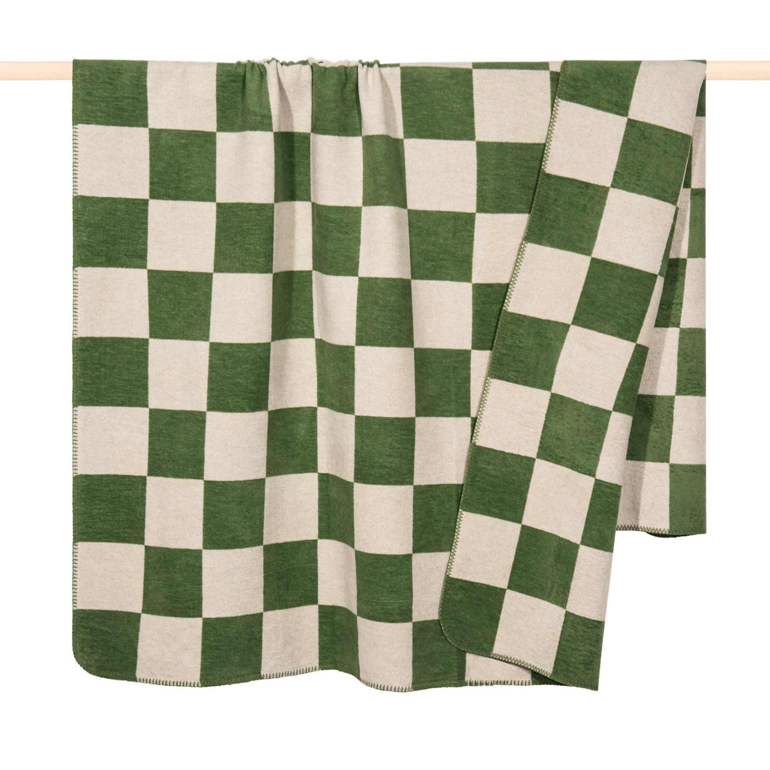 pad - Chess Decke 150 x 200 cm sand-green