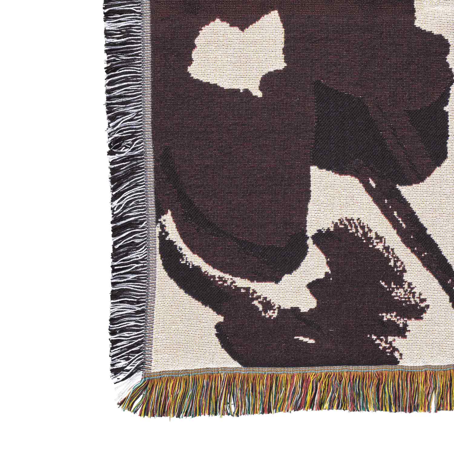 Ferm Living - Cilla Tapisseriedecke off-white/dark grape