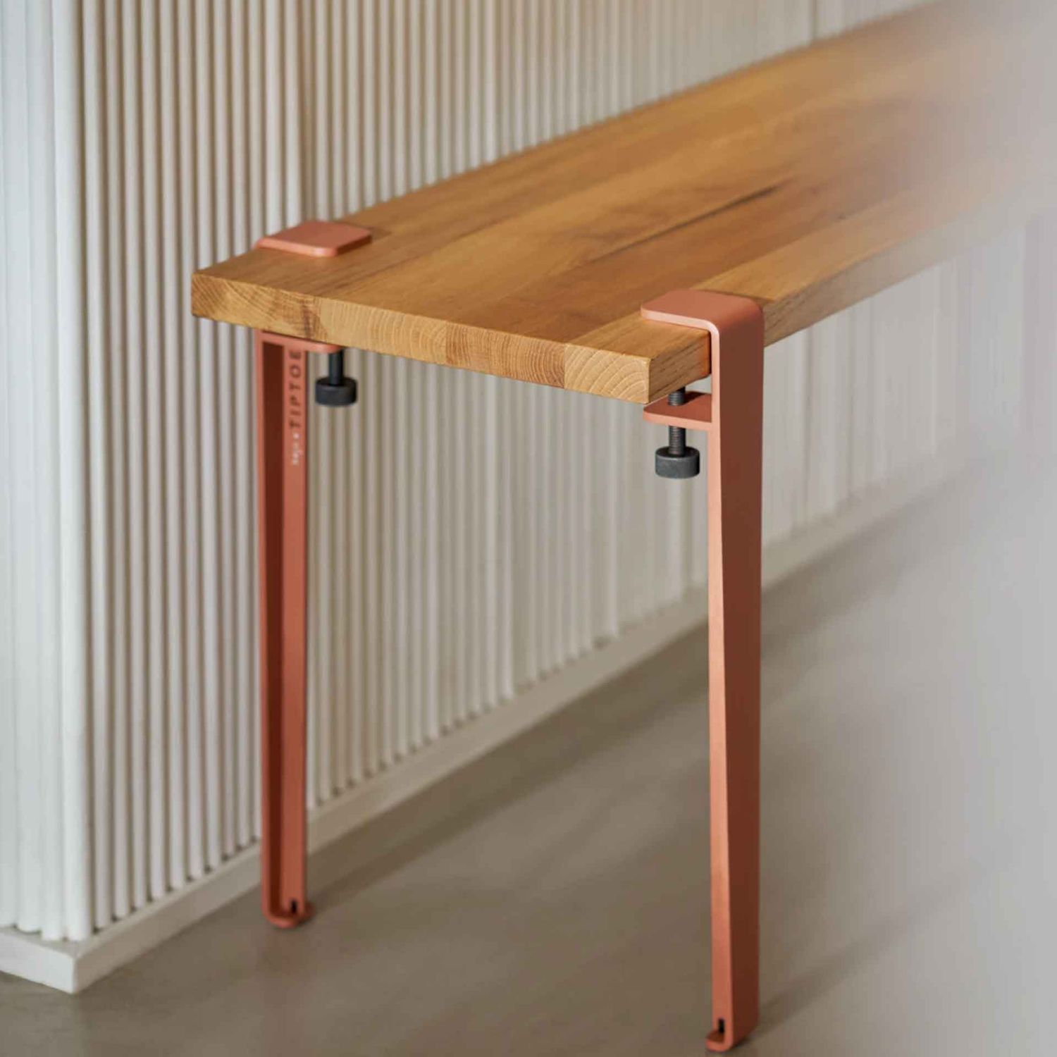 Tiptoe - Heju Tischbein für Couchtisch 43 cm zimtbraun