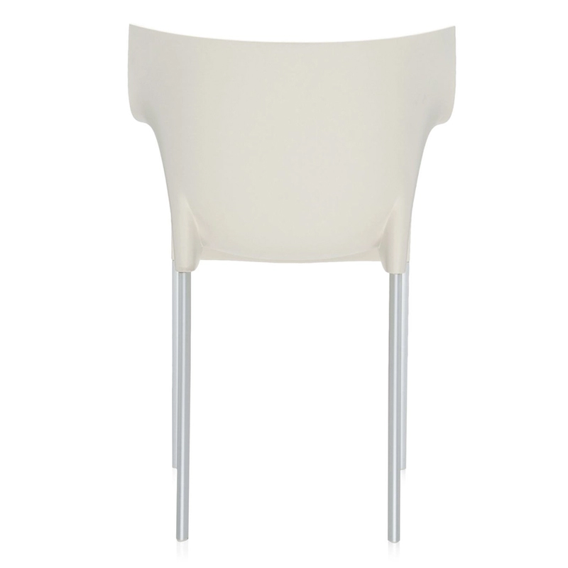 kartell dr no armlehnstuh weiss rueckseite 102356