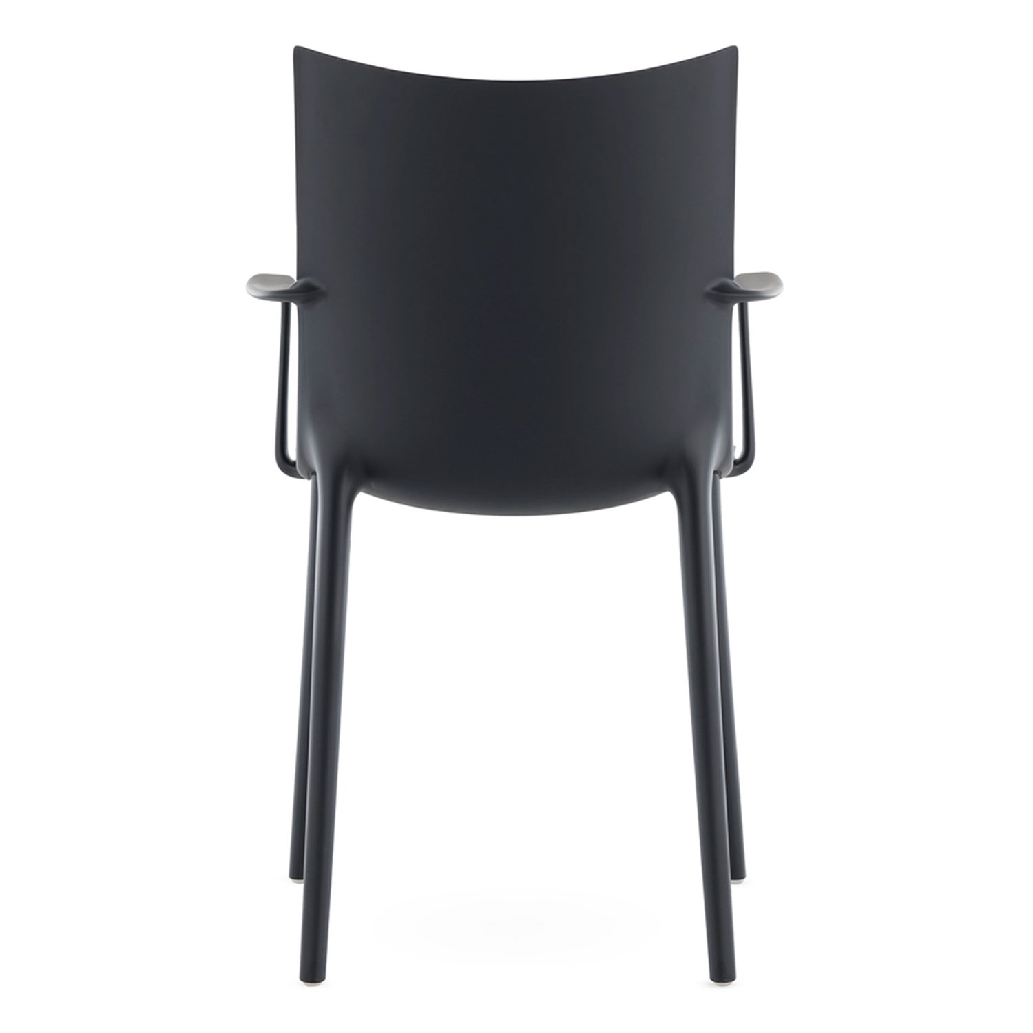 Kartell - H.H.H. Stuhl einfarbig matt schwarz