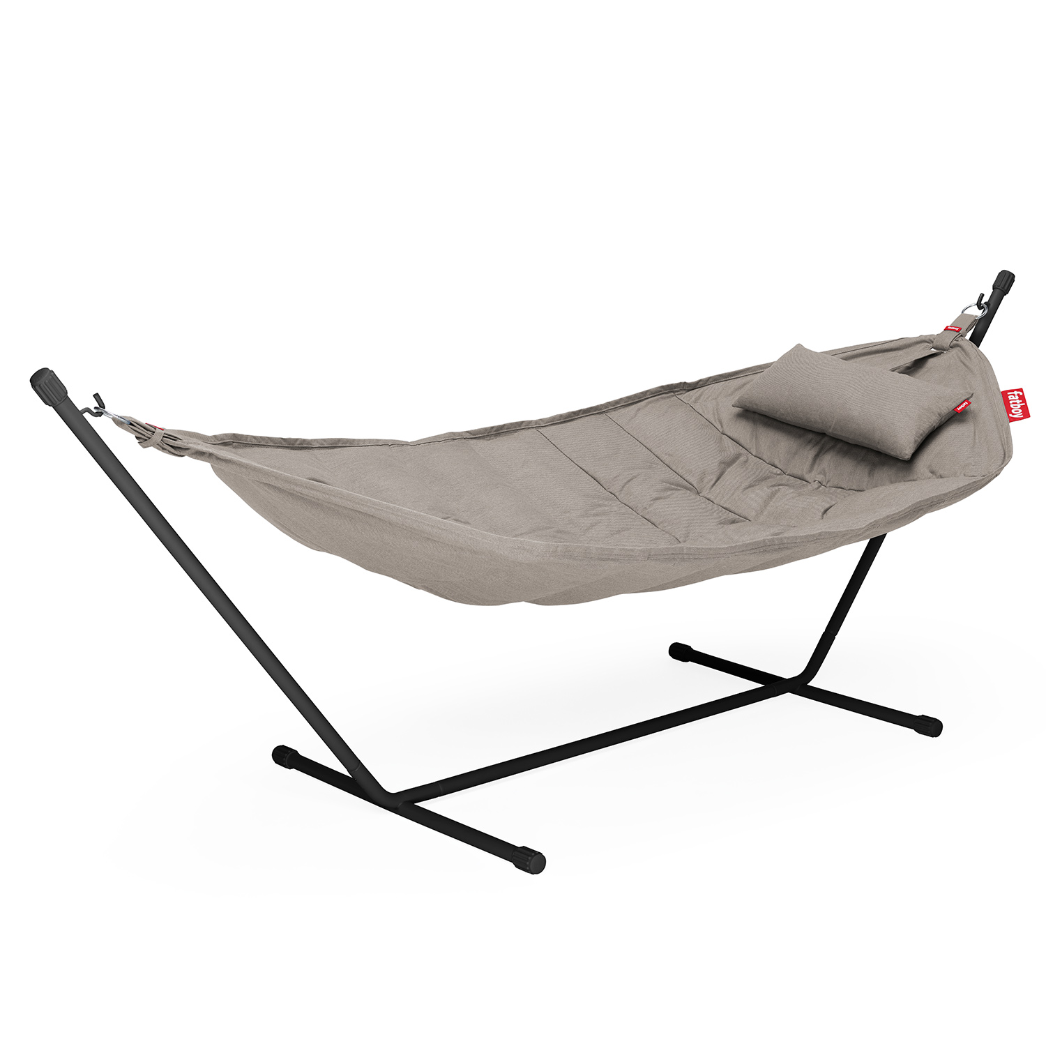 fatboy headdemock superb mit kissen grey taupe schwarz 79671