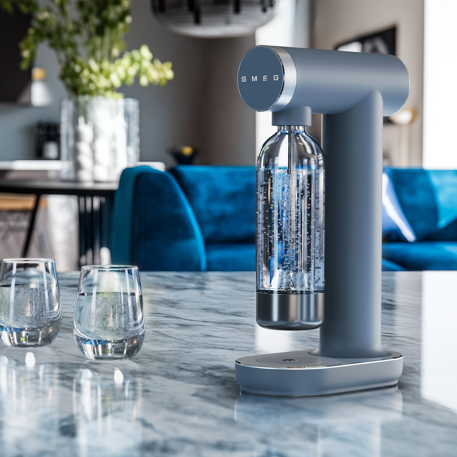 SMEG - Wassersprudler SKC01 weiß matt