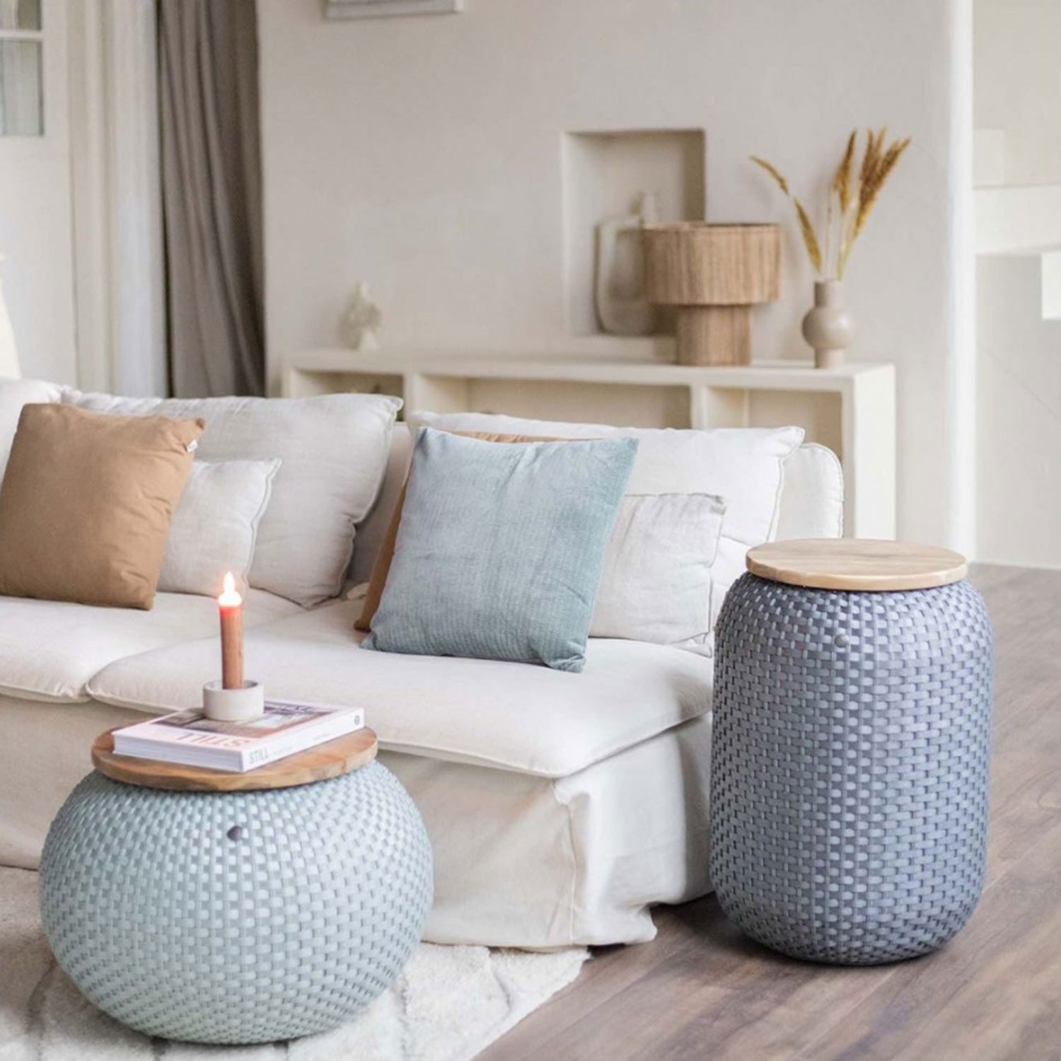 handed by halo beistelltisch eucalyptus wohnzimmer 94012