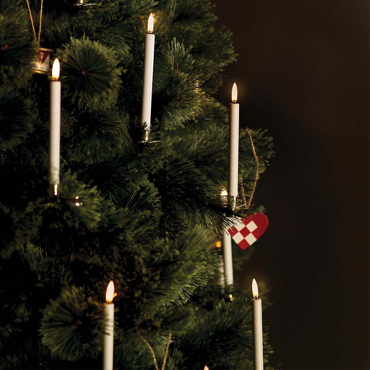 piffany taper led candle christmas 82638