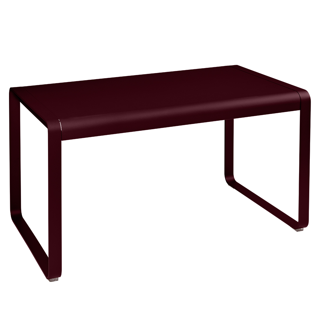 fermob bellevie tisch 140x80 schwarzkirsche 88565