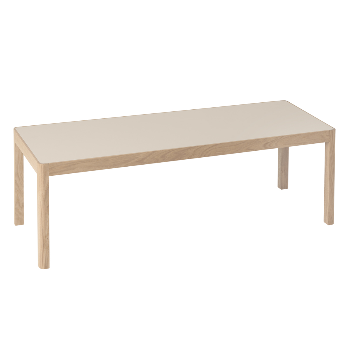 muuto workshop 120x43 warm grey linoleum 89503