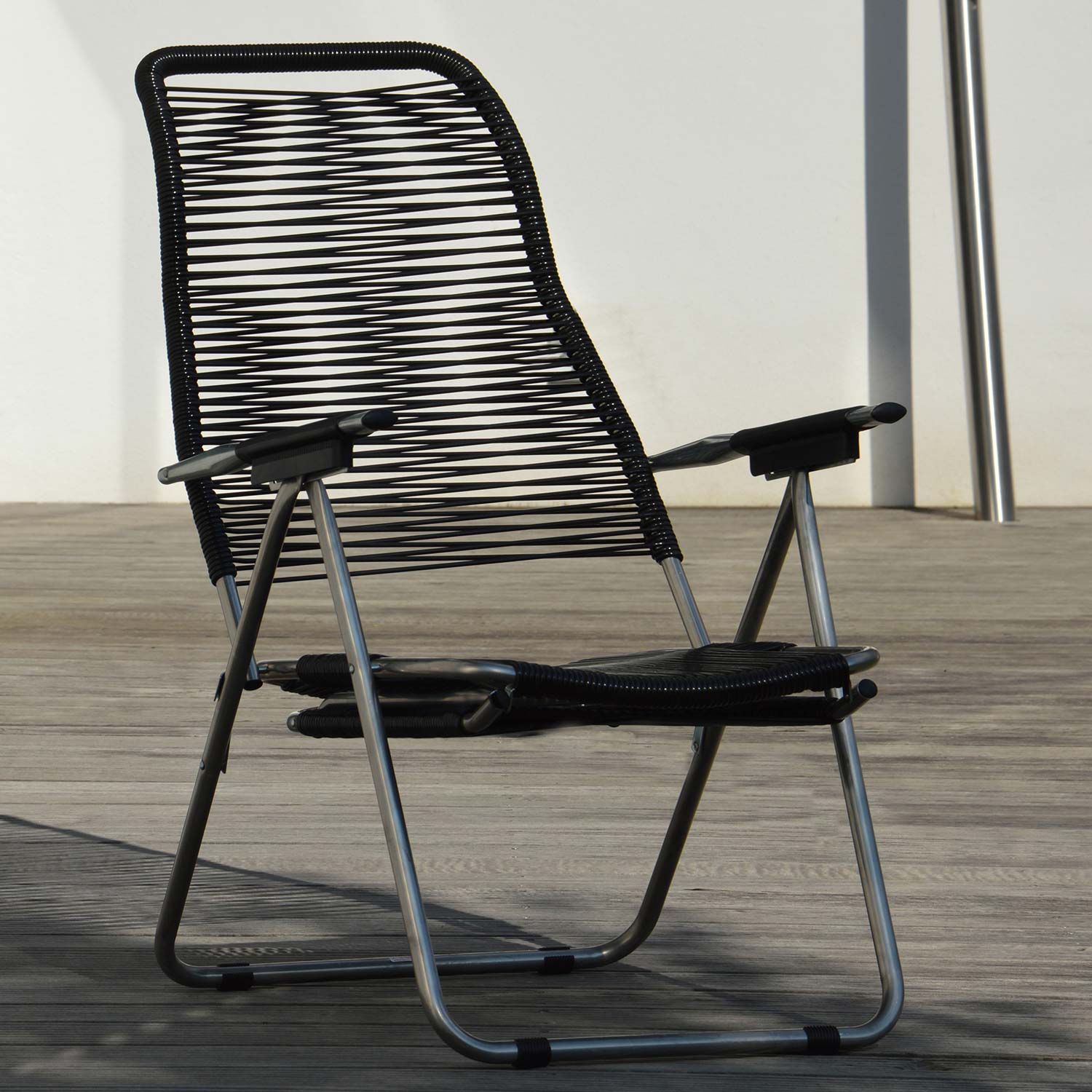 fiam spaghetti armlehnstuhl schwarz 51604