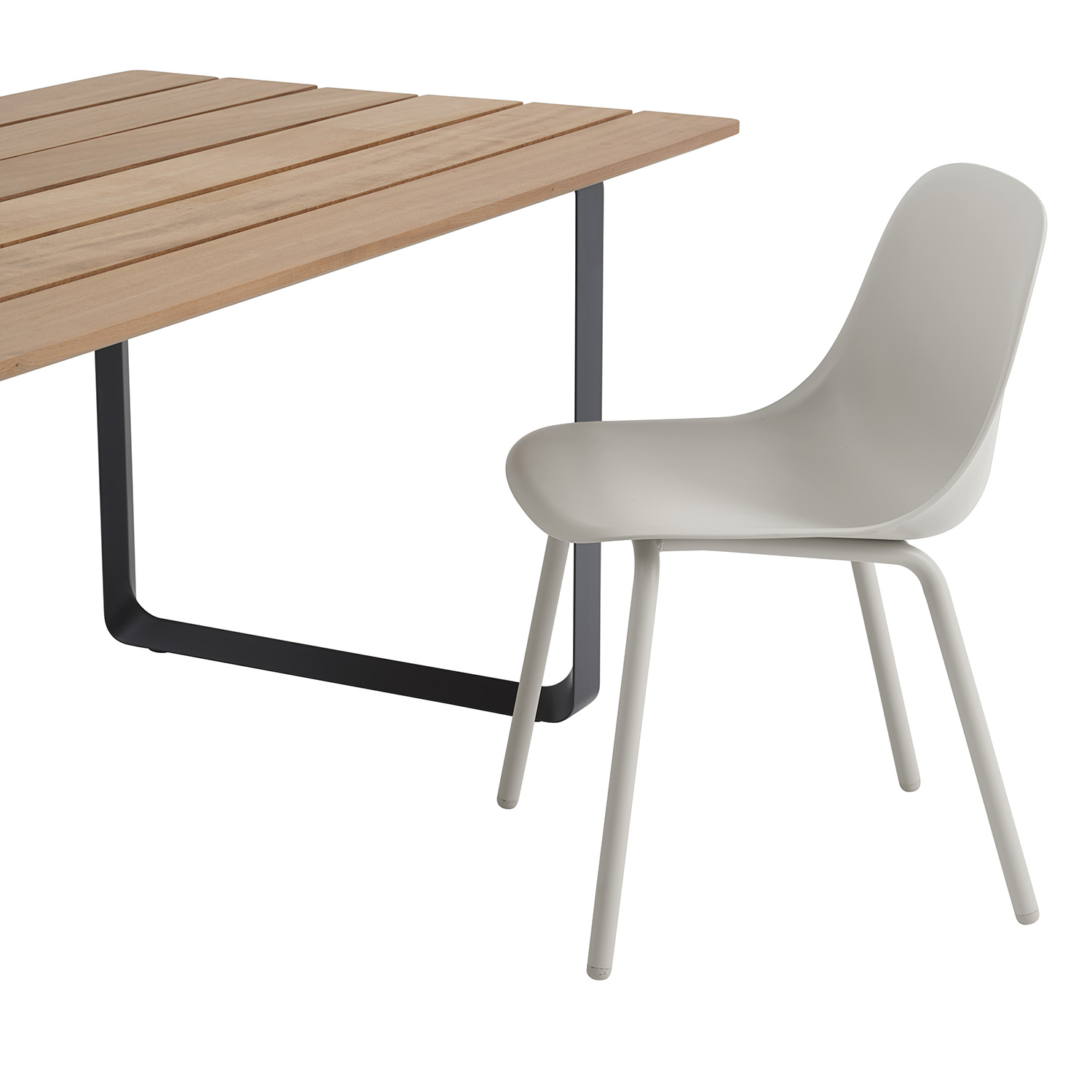 Fiber outdoorstuhl grey muuto 98443